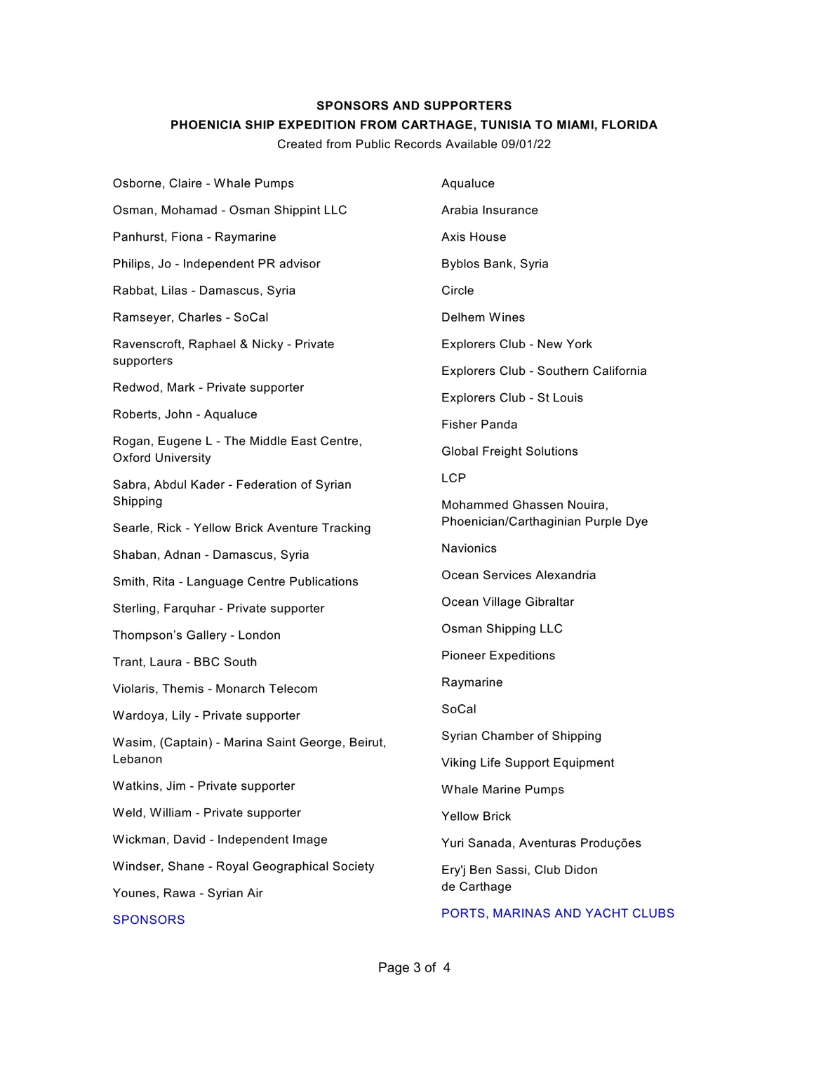 PHOENICIA Supporters and Sponsors3